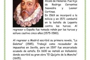 Biografía resumen de Don Miguel de Cervantes Saavedra